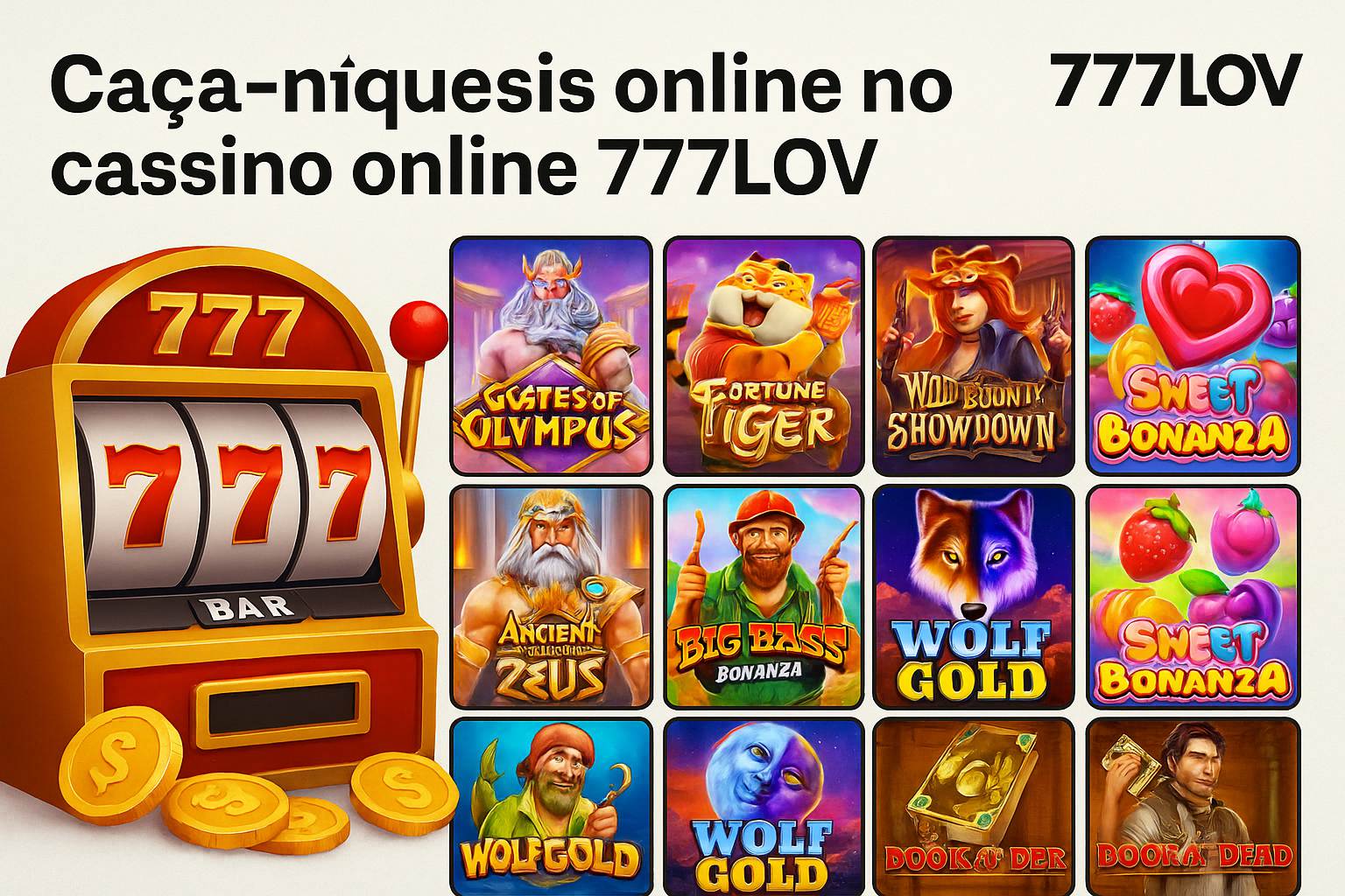 Explore o mundo das slot machines no 777LOV Casino